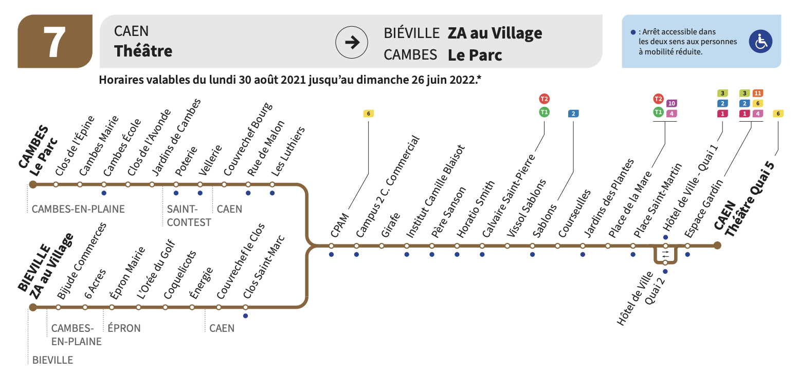 Ouverture d'une ligne de bus TWISTO au village à Biéville-Beuville
