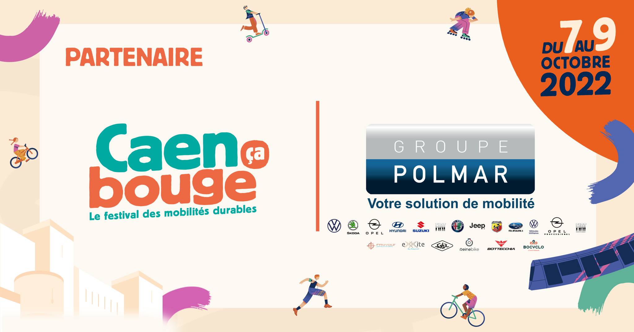 Le Groupe Polmar devient partenaire de l'événement Caen Ça Bouge.