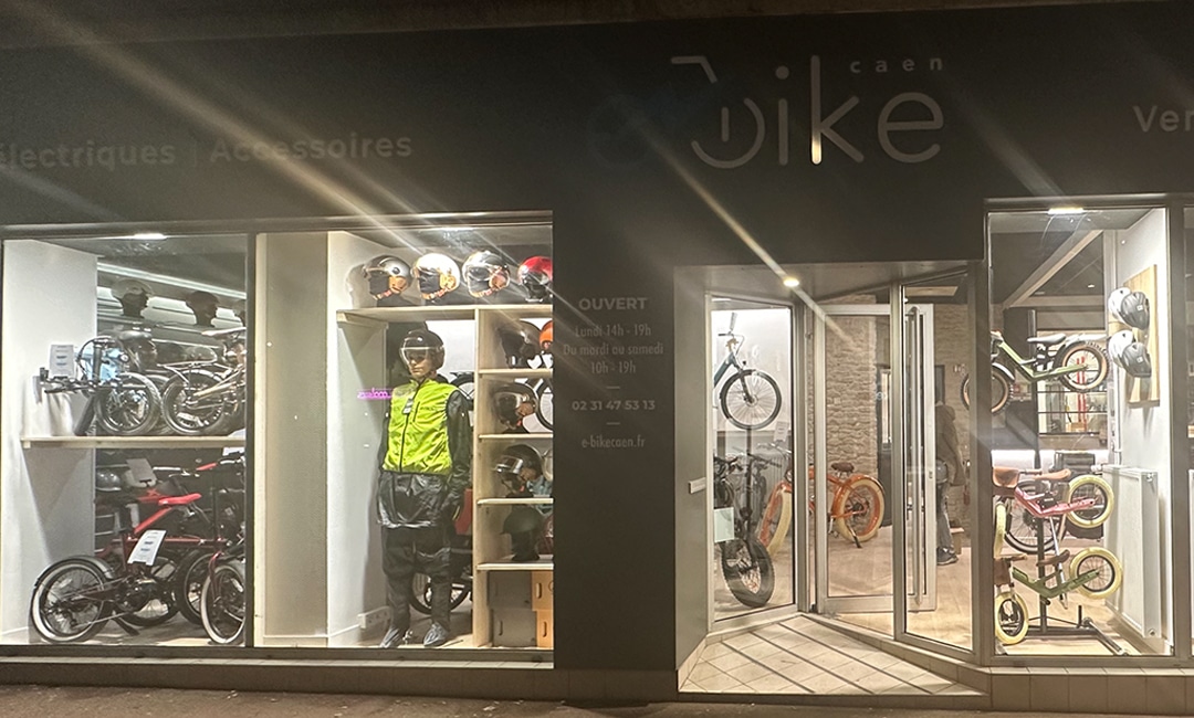 Magasin de vélos électriques E-Bike Caen Centre