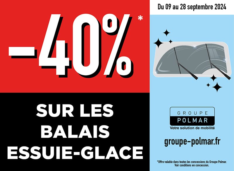 Opération balais essuie-glace automne/hiver 2024 - Groupe Polmar