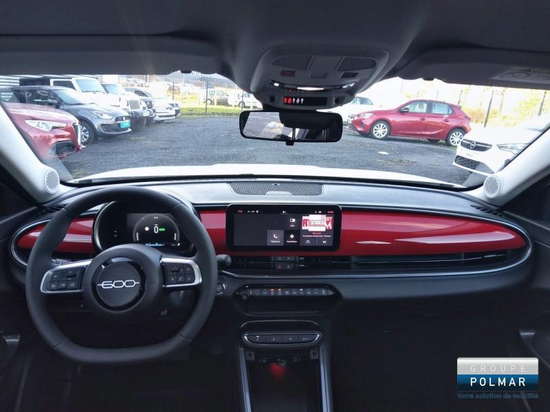 FIAT 600 - e 156ch 54kWh Red - Groupe Polmar