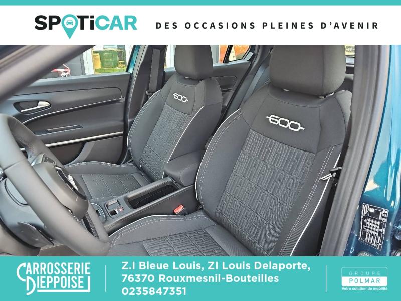 FIAT 600 - 1.2 Hybrid Turbo 110ch Pack Confort & Style eDCT6 - Groupe Polmar