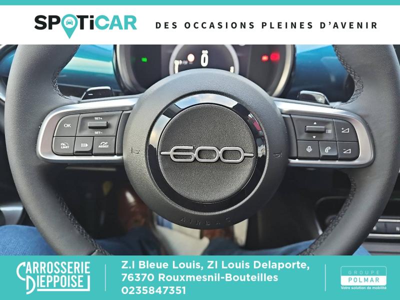 FIAT 600 - 1.2 Hybrid Turbo 110ch Pack Confort & Style eDCT6 - Groupe Polmar