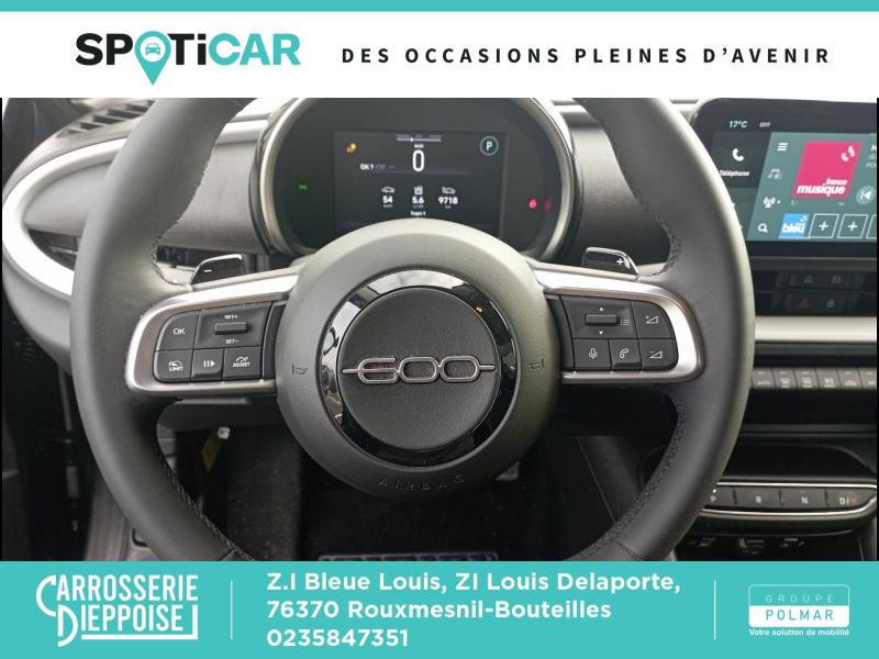 FIAT 600 - 1.2 Hybrid 100ch Pack Confort DCT6 - Groupe Polmar