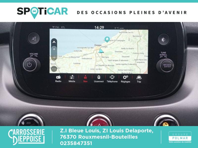 FIAT 500X - 1.5 FireFly Turbo 130ch S/S Sport Pack Hybrid DCT7 - Groupe Polmar